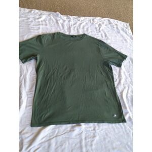 Sene Carl Sjogreen Pima Cotton Short Sleeve T-shirt Green Crew Sz Large? See Pic